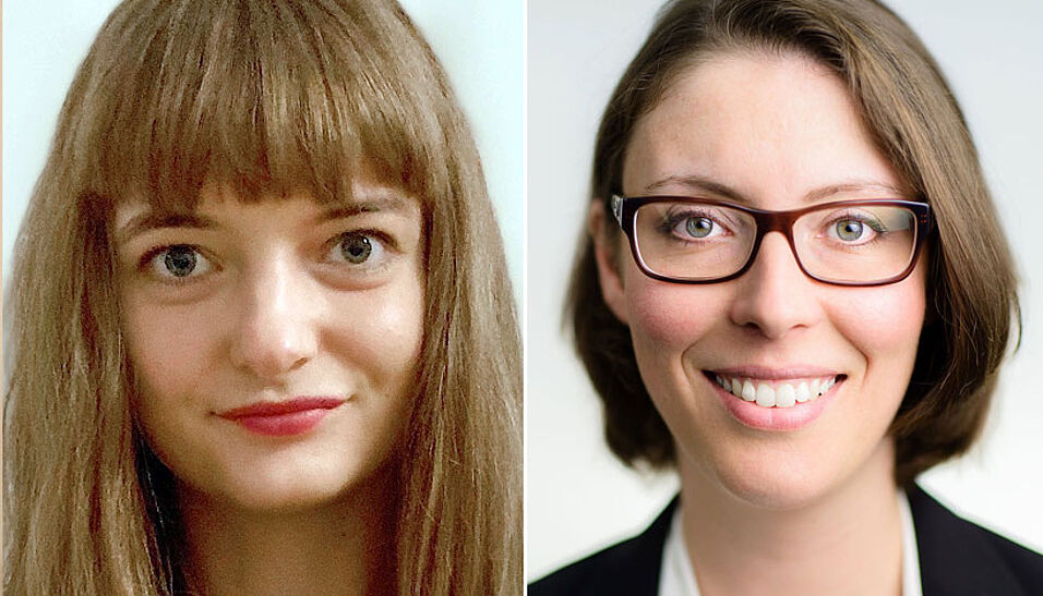 Portraits Christina Schätz und Stefanie Höhl.