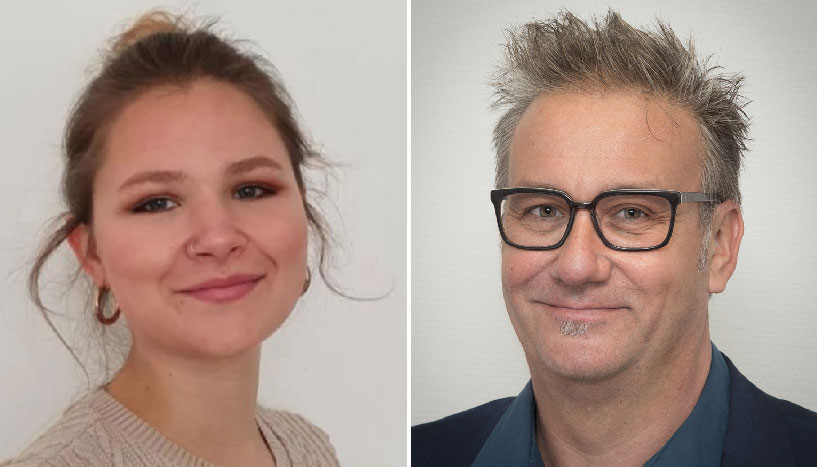 Portraits Christina Krumpholz und Helmut Leder