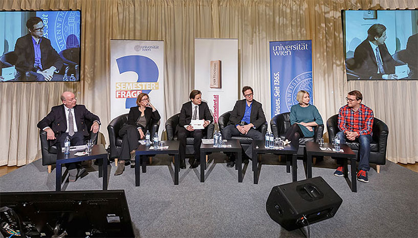 Die TeilnehmerInnen der Podiumsdiskussion